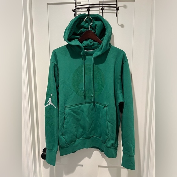 Nike Jordan Boston Celtics Fleece Hoodie- Men’s Medium NWOT - Picture 4 of 8